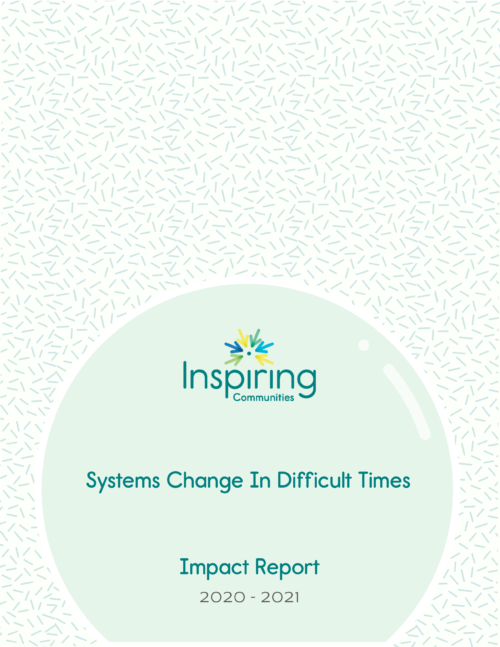 systems change in a difficult time report cover