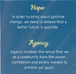 what we mean by hope and agency