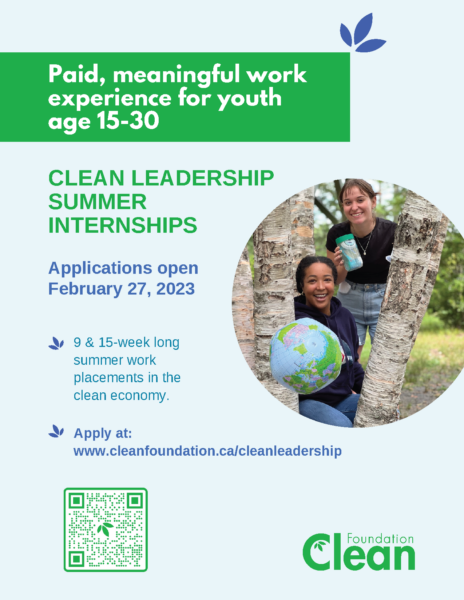 Clean Leaders Program poster (information at the link).